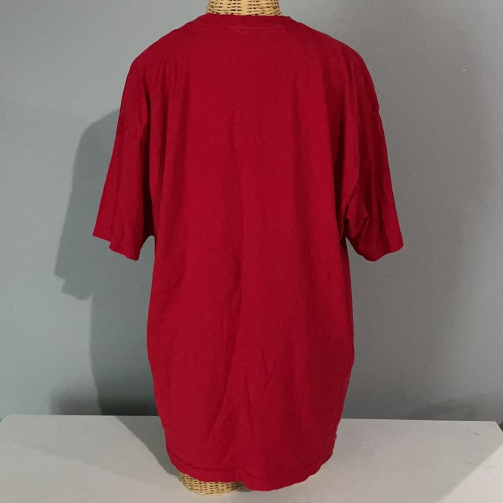 Red Oversized Tee - Picture 2 of 2